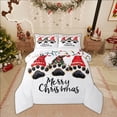 thumbnail image 1 of Feelyou Merry Christmas Kids 01, Xmas Buffalo Hats Twin Comforter Sets, Kawaii Pet Paw Reversible Bedding Set, Ultra Soft Home Decor,2 Pieces, 1 of 8