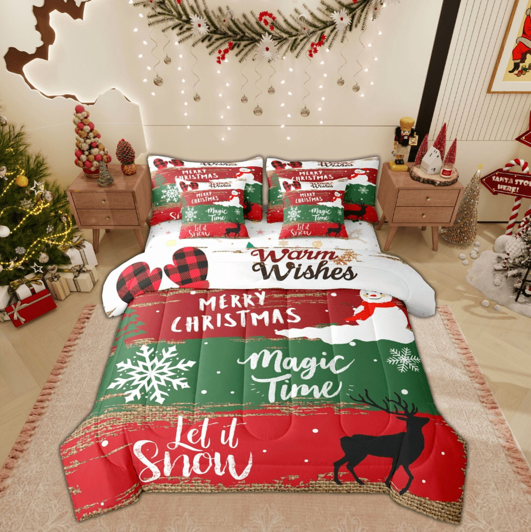 Christmas Twin Bed Sheets