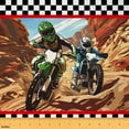 thumbnail image 1 of Feelyou Motorcycle Lover Teen Fabric by the Yard 2 Yards, Competition Sports Sewing Fabric, Checkered Flag Home Decor Fabric by the Yard, Luxury Bedroom Decor, 1 of 6