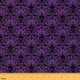 thumbnail image 1 of Feelyou Mystic Damask Fabric by the Yard 1 Yard for Adult, Skeleton Skull Home Decor Fabric by the Yard, Halloween Style Sewing Fabric, Breathable Home Decor, 1 of 6