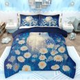 thumbnail image 1 of Feelyou Mystic Jungle Owl Full Size Comforter Sets for Kids, Vibrant Groovy Flower Bedding Comforter Set, Rustic Animal Reversible Bedding Sets, Breathable Home Decor, 3pcs, 1 of 8