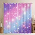 thumbnail image 1 of Feelyou Mystic Stars Black Out Curtains, Starry Sky Curtains Pack of 2 (42x63 Each), 1 of 6