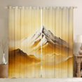 thumbnail image 1 of Feelyou Nature Scenery Blackout Curtains Set of 2 (52x84 Each), Western Rustic Mountain Window Curtains, Teens Kids Boys Girls Curtains and Drapes, Living Room Curtains Decor, 1 of 6