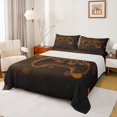 thumbnail image 1 of Feelyou Neon Orange Gamepad Queen Sheet Sets for Boys, Futuristic Game Console Flat Sheet, Chic Honeycomb Queen Fitted Sheet, Microfiber Bedroom Decor, 4pcs, 1 of 7