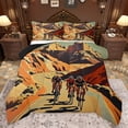 thumbnail image 1 of Feelyou Outdoor Cycling Full Size Comforter Sets for Teens, Speed Sports Lover Bedding Comforter Set, Countryside Mountain Reversible Bedding Sets, Ultra Soft Bedroom Decor, 3 Pieces, 1 of 8