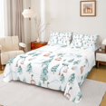 thumbnail image 1 of Feelyou Outdoor Skiing Sports Twin Sheet Sets, Winter Tree Plant Bedding, 3-Piece, 1 of 7