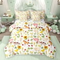 thumbnail image 1 of Feelyou Pig Horse Animal Bedding Comforter Set 7pcs, Farm Sunflower Kids King Bedding Sets, 1 of 8