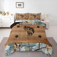 thumbnail image 1 of Feelyou Pike Fish Twin Comforter Sets, Camo Branches Bedding Set, 2 Pieces, 1 of 6
