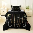 thumbnail image 1 of Feelyou Pike Fish Twin Comforter Sets, Rustic Fishing Bedding Set, 2 Pieces, 1 of 7