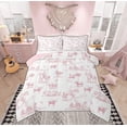 thumbnail image 2 of Feelyou Girls Horse Sheet Set Kids Cartoon Farmhorse Floral 2 of 14