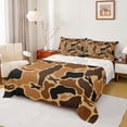 thumbnail image 1 of Feelyou Plane Camo Full Size Sheets for Boys, Rustic Camouflage Bed Sheets for Bedroom, Brown, 4-Piece, 1 of 5