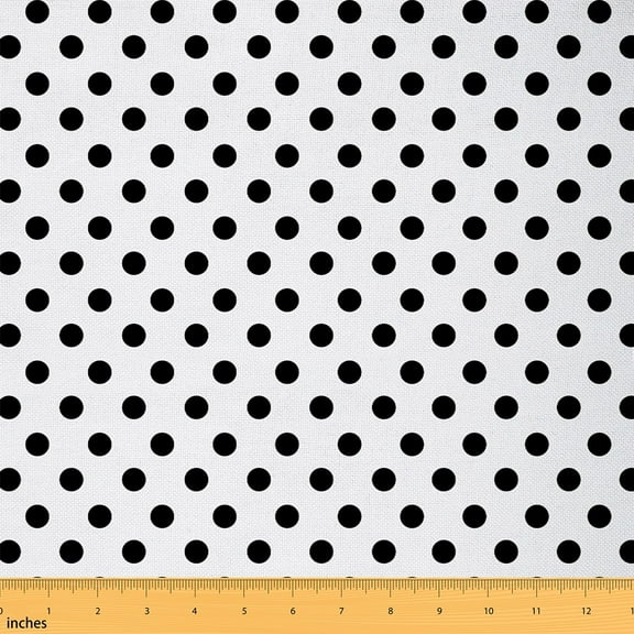 Feelyou Polka Dot Fabric by the Yard 3 Yards for Teens, Abstract Ombre Sewing Fabric, Modern Fashion Home Decor Fabric by the Yard, Super Cozy Room Decor