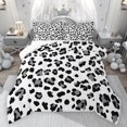 thumbnail image 1 of Feelyou Polkadots Teen Queen Comforter Set, Leopard Cheetah Print Bedding Set, 3pcs, 1 of 8