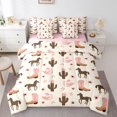thumbnail image 1 of Feelyou Princess Boot Hat Comforter Set 7pcs, Rustic Horse Animal Queen Bedding Sets, 1 of 8