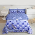thumbnail image 1 of Feelyou Princess High Heel Bedding Comforter Set, Cartoon Ribbon Bowknot Twin Comforter Sets, Sequin Print Diamond Bedding Set, Ultra Soft Home Decor, 2-Piece, 1 of 8