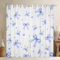 thumbnail image 1 of Feelyou Princess Ribbon Black Out Curtains for Kid, Romantic Love Heart Curtains Pack of 2 (42x63 Each), Cartoon Bowknot Bedroom Curtains, Curtains and Drapes Home Decor, 1 of 6
