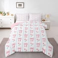 thumbnail image 1 of Feelyou Princess Ribbon Full Size Comforter Sets, Cartoon Bedding Sets, 3-Piece, 1 of 7