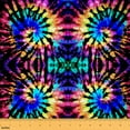 thumbnail image 1 of Feelyou Rainbow Tie Dye Fabric by the Yard 5 Yards, Watercolor Spiral Fabric for Sewing, Hippie Swirl Home Decor Fabric by the Yard, Super Cozy Room Decor, 1 of 6