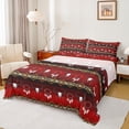 thumbnail image 1 of Feelyou Red Triangle Aztec Twin Sheet Sets, Mystic Dream Catcher Twin Fitted Sheet, Western Sheep Skull Flat Sheet, Super Cozy Room Decor, 3 Pieces, 1 of 7