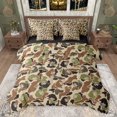 thumbnail image 1 of Feelyou Retro Camouflage Camo Twin Bedding Sets 7-Piece, Rustic Gorilla Wildlife Bedding Comforter Set, Green Abstract Reversible Sheet Sets, Super Cozy Room Decor, 1 of 9