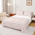 thumbnail image 1 of Feelyou Retro Princess Bow Teen Twin Sheet Sets, Cartoon Love Heart Bedding, 3pcs, 1 of 7
