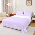 thumbnail image 1 of Feelyou Retro Purple Damask Women Full Size Sheets, Mandala Flower Bed Sheets, 4pcs, 1 of 7