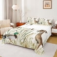thumbnail image 1 of Feelyou Rustic Animal Kids Twin Sheet Sets, Woodland Deer Duck Bedding, 3 Pieces, 1 of 7