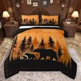 thumbnail image 1 of Feelyou Rustic Bear Family Bedding Comforter Set for Teen, Jungle Wildlife Animal Twin Comforter Sets, Countryside Reversible Bedding Set, Ultra Soft Bedroom Decor, 2-Piece, 1 of 8