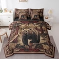thumbnail image 1 of Feelyou Rustic Bear Twin Bedding Sets 7pcs, Western Boho Bedding Comforter Set, 1 of 7