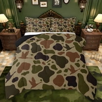 Feelyou Rustic Camouflage Teen Twin Comforter Sets, Wildlife Duck Animal Bedding Set, 2pcs