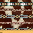 thumbnail image 1 of Feelyou Rustic Cow Print Fabric by the Yard 5 Yards for Kid, Western Tribal Aztec Home Decor Fabric by the Yard, Triangle Geometric Sewing Fabric, Luxury Bedroom Decor, 1 of 6
