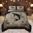 thumbnail image 1 of Feelyou Rustic Fish Print Bedding Comforter Set for Men, Western Happy Christmas Twin Comforter Sets, Hippie Wildlife Animal Reversible Bedding Set, Breathable Home Decor, 2 Pieces, 1 of 9