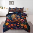 thumbnail image 1 of Feelyou Rustic Owl Flower Twin Comforter Sets, Mystic Hippie Galaxy Bedding Set, 2 Pieces, 1 of 8