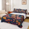 thumbnail image 1 of Feelyou Rustic Owl Flower Twin Sheet Sets, Mystic Hippie Galaxy Bedding, 3 Pieces, 1 of 7