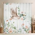 thumbnail image 1 of Feelyou Rustic Wildlife Duck Curtains Pack of 2 (42x84 Each), Cartoon Spring Flower Plant Curtains Blackout, Cute Animal Bedroom Curtains, Blackout Curtains Home Decor, 1 of 6