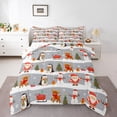 thumbnail image 1 of Feelyou Santa Claus Full Size Comforter Sets for Teen, Kawaii Cartoon Penguin Bedding Comforter Set, Merry Christmas Reversible Bedding Sets, Breathable Home Decor, 3-Piece, 1 of 8