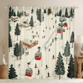 thumbnail image 1 of Feelyou Skiing Boy Black Out Curtains, Outdoor Sports Curtains Pack of 2 (42x63 Each), 1 of 6