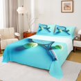 thumbnail image 1 of Feelyou Sports Lover Teens Twin Sheet Sets, Eat Sleep Tennis Repeat Twin Fitted Sheet, Ball Gaming Gamer Flat Sheet, Microfiber Bedroom Decor, 3-Piece, 1 of 7