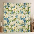 thumbnail image 1 of Feelyou Spring Flower Floral Blackout Curtains Set of 2 (52x84 Each), Retro Plant Botanical Window Curtains, Teens Girl Women Curtains and Drapes, Window Curtains Decor, 1 of 6