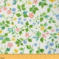 thumbnail image 1 of Feelyou Spring Flower Floral Fabric by the Yard 1 Yard, Botanical Print Room Decor Fabric by the Yard, Teens Female Girls Fabric for Sewing, Microfiber Bedroom Decor, 1 of 6