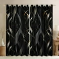thumbnail image 1 of Feelyou Swirl Spiral Striped Blackout Curtains Set of 2 (52x84 Each), Circle Abstract Window Curtains, Teens Kids Child Adult Curtains and Drapes, Blackout Curtains Home Decor, 1 of 6