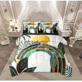 thumbnail image 1 of Feelyou Teen Geometric Stripes Twin Bedding Sets 7-Piece, Minimalst Minimalism Bedding Comforter Set, Chic Abstract Ombre Reversible Sheet Sets, Super Cozy Room Decor, 1 of 7