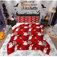 thumbnail image 1 of Feelyou Teen Trick or Treat Full Size Comforter Sets, Halloween Spider Web Bedding Comforter Set, Horror Ghost Pumpkin Reversible Bedding Sets, Luxury Bedroom Decor, 3pcs, 1 of 8