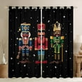 thumbnail image 1 of Feelyou Teens Cartoon Nutcracker Blackout Curtains Set of 2 (52x84 Each), Fairy Tale Window Curtains, Glitter Stars Print Curtains and Drapes, Window Curtains Room Decor, 1 of 6