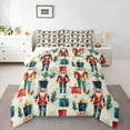 thumbnail image 1 of Feelyou Teens Cartoon Nutcracker Queen Comforter Set, Christmas Tree Gift Bedding Sets, Winter Snowflake Print Reversible Bedding Comforter Set, Ultra Soft Home Decor, 3pcs, 1 of 8