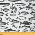 thumbnail image 1 of Feelyou Teens Pike Fish Fabric by the Yard 3 Yards, Fishing and Hunting Room Decor Fabric by the Yard, Rustic Farmhosue Fabric for Sewing, Ultra Soft Home Decor, 1 of 6