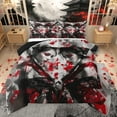 thumbnail image 1 of Feelyou Teens Tokyo Warrior Full Size Comforter Sets, Kawaii Japanese Princess Bedding Comforter Set, Ancient Geisha Reversible Bedding Sets, Breathable Home Decor, 3pcs, 1 of 8