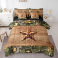 thumbnail image 1 of Feelyou Texas Stars Bedding Comforter Set 7-Piece, Rustic Camo Full Bedding Set, 1 of 7
