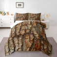 thumbnail image 1 of Feelyou Tree Branches Men Full Size Comforter Sets, Countryside Plant Bedding Sets, 3pcs, 1 of 8