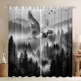 thumbnail image 1 of Feelyou Tree Landscape Black Out Curtains, Duck Animal Curtains Pack of 2 (42x63 Each), 1 of 6